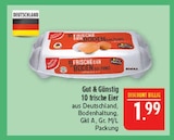 10 frische Eier von Gut & Günstig für 1,99 € bei Marktkauf im Angebot 10 frische Eier von Gut & Günstig im aktuellen Marktkauf Prospekt