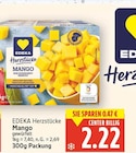 Herzstücke Mango gewürfelt von EDEKA für 2,22 € bei E center im Angebot Herzstücke Mango gewürfelt von EDEKA im aktuellen E center Prospekt