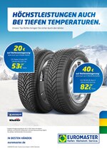 Euromaster Prospekt für Solingen mit 2 Seiten Euromaster Prospekt für Solingen: "HÖCHSTLEISTUNGEN AUCH BEI TIEFEN TEMPERATUREN.", 2 Seiten, 04.11.2020 - 04.12.2020