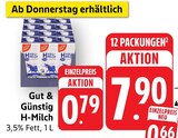 H-Milch Angebote von Gut & Günstig bei EDEKA Albstadt für 0,66 €