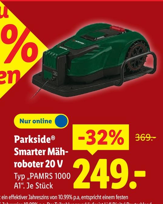 Smarter Mähroboter 20 V