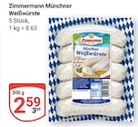 Münchner Weißwürste im Angebot bei GLOBUS in Neunkirchen Münchner Weißwürste Angebote von Zimmermann bei GLOBUS Neunkirchen für 2,59 €