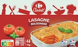 Lasagne Bolognaise - Carrefour Classic' dans le catalogue Supermarchés Match