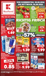 Kaufland Prospekt für Heilbronn mit 52 Seiten Kaufland Prospekt für Heilbronn: "Hier bin ich richtig", 52 Seiten, 20.08.2026 - 26.08.2026