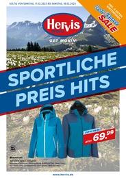 Hervis Sports Prospekt für Sinzing: SPORTLICHE PREIS HITS, 12 Seiten, 11.02.2023 - 18.02.2023