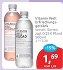 Hydrate Erfrischungsgetränk von Vitamin Well für 1,69 € bei budni im Angebot Hydrate Erfrischungsgetränk von Vitamin Well im aktuellen budni Prospekt