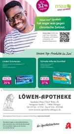 Aktueller mea - meine apotheke Apotheke Prospekt in Uhingen und Umgebung, "Unsere Juni-Angebote" mit 4 Seiten, 01.06.2025 - 30.06.2025