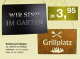 Schild zum Hängen im aktuellen Möbel Inhofer Prospekt für 3,95 €