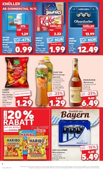 Bier im Kaufland Prospekt "Aktuelle Angebote" mit 64 Seiten (Augsburg)