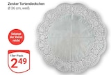 Tortendeckchen Angebote von Zenker bei GLOBUS Oberhausen für 2,49 €