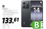 MediaMarkt Saturn Gründau - Redmi Note 14 Smartphone Angebot im Prospekt Redmi Note 14 Smartphone bei MediaMarkt Saturn im Gründau Prospekt für 133,61 €