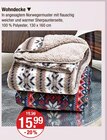 Kuscheldecke im V-Markt Prospekt Wohndecke im aktuellen V-Markt Prospekt für 15,99 €