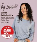 Damen Schlafshirt im V-Markt Prospekt Damen Schlafshirt von by Louise im aktuellen V-Markt Prospekt für 9,99 €
