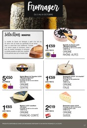 Prix et réduction Fromage À Raclette dans le prospectus Monoprix en cours Offre Fromage À Raclette dans le catalogue Monoprix du moment à la page 17