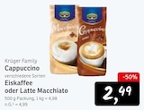 Cappuccino im Angebot bei Konsum in Dresden Cappuccino Angebote von Krüger Family bei Konsum Dresden für 2,49 €