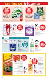Promos Volvic dans le catalogue "Super U" de Super U Volvic en promo dans le catalogue Super U à la page 14