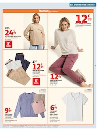Offre Pull Femme dans le catalogue Auchan Hypermarché du moment à la page 33