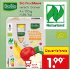 Bio Fruchtmus im Netto Marken-Discount Prospekt Bio Fruchtmus von BioBio im aktuellen Netto Marken-Discount Prospekt für 1,99 €