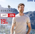 Tee-shirt Homme - SUNVALLEY dans le catalogue Intersport