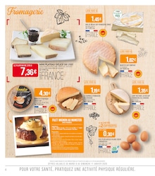 Prix et réduction Fromage dans le prospectus Supermarchés Match en cours Offre Fromage dans le catalogue Supermarchés Match du moment à la page 4