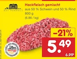 Netto Marken-Discount Hildburghausen - Hackfleisch gemischt Angebot im Prospekt Hackfleisch gemischt bei Netto Marken-Discount im Hildburghausen Prospekt für 5,49 €