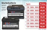 Starterbatterie im Angebot bei Zimmermann in Wolfsburg Starterbatterie Angebote von BIG bei Zimmermann Wolfsburg für 35,00 €