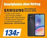 Smartphone Galaxy A05s Angebote von SAMSUNG bei expert Sankt Augustin für 134,00 €