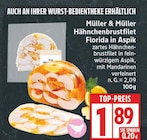 Hähnchenbrustfilet Florida in Aspik von Müller & Müller für 1,89 € bei EDEKA im Angebot Hähnchenbrustfilet Florida in Aspik von Müller & Müller im aktuellen EDEKA Prospekt