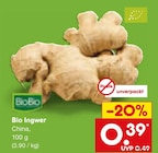 Bio Ingwer im Angebot bei Netto Marken-Discount in Saarbrücken Bio Ingwer Angebote von BioBio bei Netto Marken-Discount Saarbrücken für 0,39 €