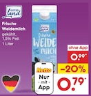 Aktuelle Milch Angebote bei Netto Marken-Discount in Mönchengladbach Aktuelles Frische Weidemilch Angebot bei Netto Marken-Discount in Mönchengladbach ab 0,79 €