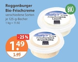 Bruschetta im V-Markt Prospekt Bio-Frischcreme Lauch von Roggenburger im aktuellen V-Markt Prospekt für 1,49 €