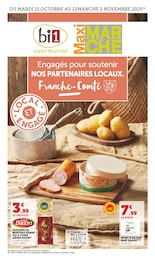 Catalogue Supermarchés de Bi1 à Malbuisson Prospectus Bi1 à Malbuisson, "Engagés pour soutenir NOS PARTENAIRES LOCAUX. Franche-Comté", 24 pages, 21/10/2025 - 02/11/2025