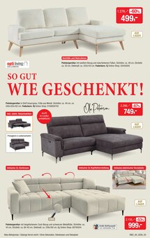 Couch im Opti-Wohnwelt Prospekt "Polsterwochen" mit 26 Seiten (Bremen)