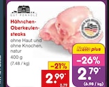 Aktuelles Hähnchen-Oberkeulensteaks Angebot bei Netto Marken-Discount in Dortmund ab 2,79 €