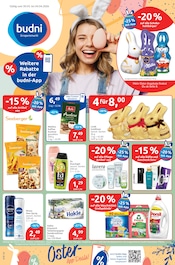 budni Drogerie-und-Parfuemerie Prospekt der aktuellen Woche mit 14 Seiten, gültig von 30.03.2026 bis 04.04.2026, in Lübeck und Umgebung Aktueller budni Drogerie-und-Parfuemerie Prospekt in Lübeck und Umgebung, "drogeriemarkt" mit 14 Seiten, 30.03.2026 - 04.04.2026