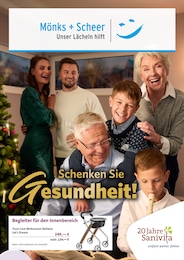 Sanitätshäuser Prospekt von Mönks + Scheer GmbH Sanitätshaus in Emmerich Aktueller Mönks + Scheer GmbH Sanitätshaus Sanitätshäuser Prospekt für Emmerich: Schenken Sie Gesundheit! mit 6} Seiten, 12.11.2025 - 31.01.2026