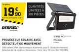 Promo Projecteur solaire avec détecteur de mouvement à 19,90 € dans le catalogue Tout Faire à Mézières-sur-Seine