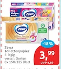 Toilettenpapier von Zewa im aktuellen budni Prospekt