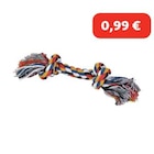 Maxi Zoo Saintes - Promo FIT+FUN Jouet Corde coton multicolor 26cm Promo FIT+FUN Jouet Corde coton multicolor 26cm à 0,99 € dans le catalogue Maxi Zoo à Saintes
