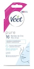 Bandes de Cire - VEET PURE en promo à 3,90 € chez Carrefour Bandes de Cire - VEET PURE dans le catalogue Carrefour