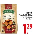 Bruschette Chips von Maretti im aktuellen EDEKA Prospekt für 1,29 €