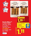 Knacks d'Alsace - Saveurs de nos Régions en promo à 1,11 € chez Lidl Knacks d'Alsace - Saveurs de nos Régions dans le catalogue Lidl