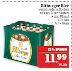 Bier Angebote von Bitburger bei Marktkauf Coburg für 10,99 €