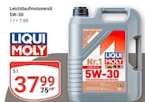 Leichtlaufmotorenöl 5W-30 Angebote von Liqui Moly bei GLOBUS Saarbrücken für 37,99 €