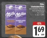 Schokoladen Milch im Angebot bei E center in Schwabach Schokoladen Milch Angebote von Milka bei E center Schwabach für 1,69 €
