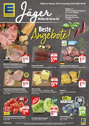 EDEKA Prospekt für Stuttgart: "Aktuelle Angebote", 2 Seiten, 13.01.2025 - 18.01.2025