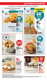 Promotion Poisson dans le prospectus U Express, valable du 27/01/2026 au 08/02/2026 Promo Poisson dans le catalogue U Express du moment à la page 3