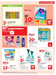 Promotion Lessive dans le prospectus Auchan Hypermarché, valable du 25/08/2026 au 06/09/2026 Promo Lessive dans le catalogue Auchan Hypermarché du moment à la page 41