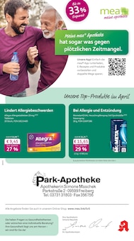 Aktueller mea - meine apotheke Prospekt "Unsere April-Angebote" für Freiberg Aktueller mea - meine apotheke Prospekt für Freiberg mit Seiten