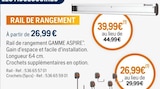 Les accessoires Rail de rangement en promo chez Husqvarna Les accessoires Rail de rangement dans le catalogue Husqvarna
